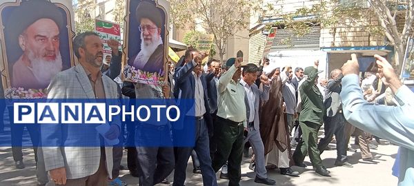فریاد مردم باخرز در جمعه خشم علیه جنایات رژیم صهیونیستی