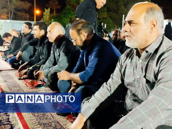 حضور فرهنگیان کاشمر در مراسم عزاداری محرم