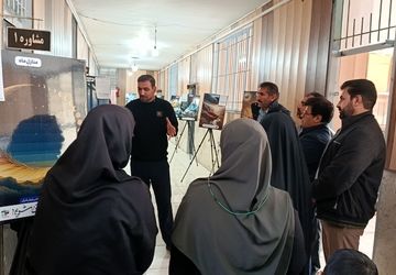 نمایشگاه روایتگری قرآن کریم در آموزش و پرورش ناحیه دو کرمانشاه