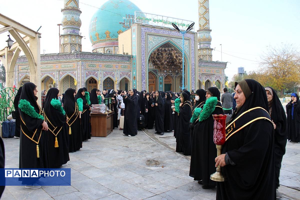 اعزام دانش‌آموزان ناحیه ۴ کرج به اردوی راهیان نور