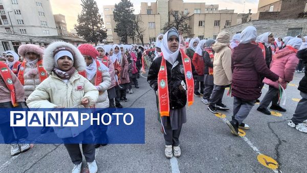 شروعی به شکوه صبحگاهی دبستان صائب تبریز