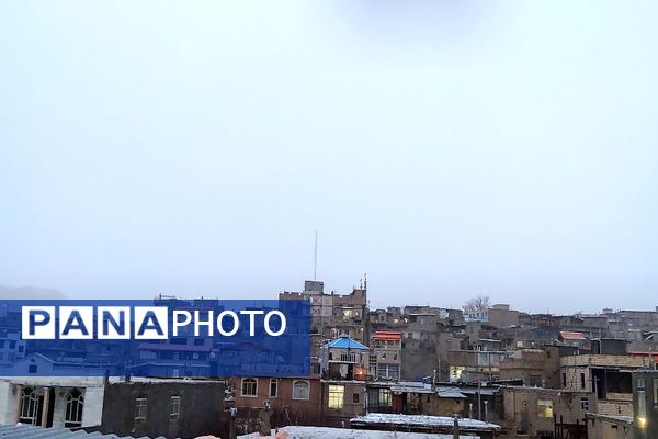 خودنمایی برف در شهر بار نیشابور