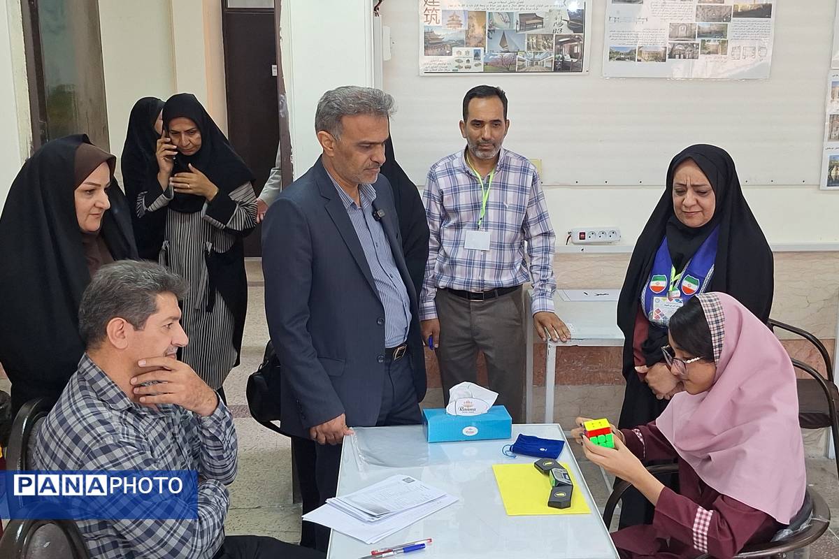 مسابقات بازیهای فکری رویش دختران مرحله استانی در شیراز