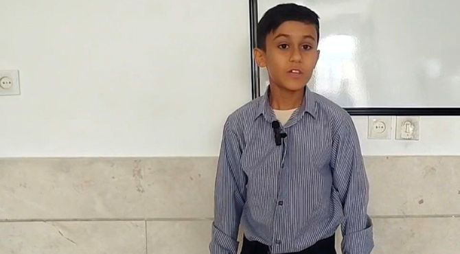 طنین زنگ مهر در دبیرستان غیردولتی امام حسین شهرستان زارچ