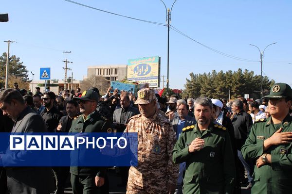 پیکر شهید گمنام، مهمان آسمانی شهرستان تربت‌جام