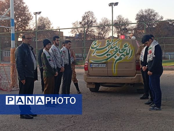 استقبال از شهید گمنام  در دبیرستان شاهد امام ابوذرغفاری 