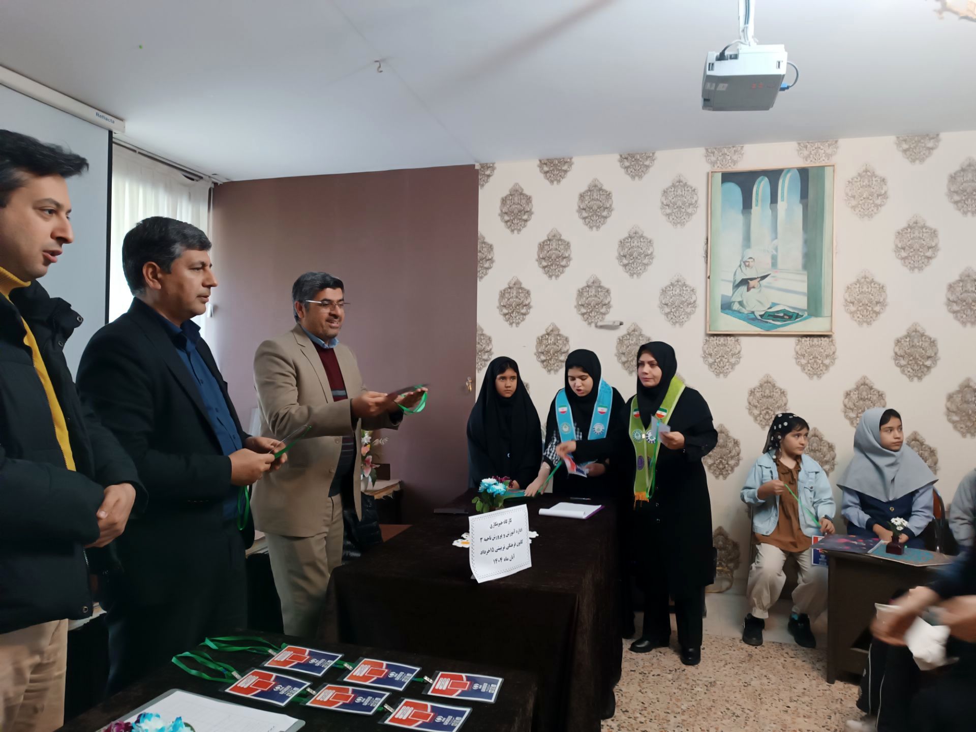  آخرین جلسه آموزش تکمیلی خبرنگاری دانش آموزان ناحیه ۳