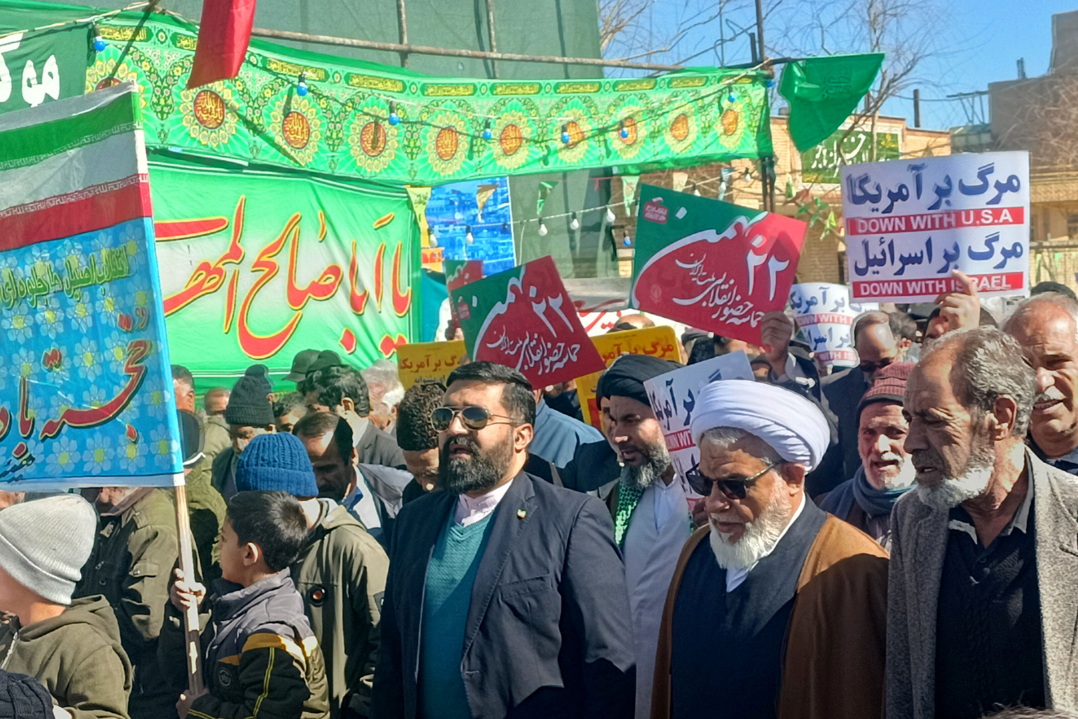 مردم شهر صغاد حامی آرمان‌های انقلاب با حضور در راهپیمایی ۲۲ بهمن