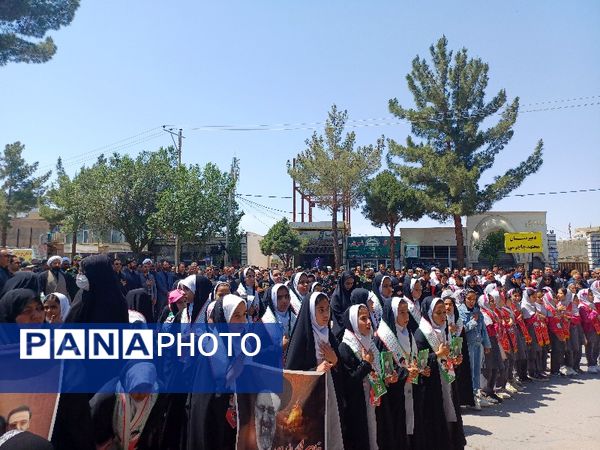 اجتماع پرشور مردم شهید پرور شهرستان جاجرم در مراسم شهادت خادم الرضا و یاران شهیدش 