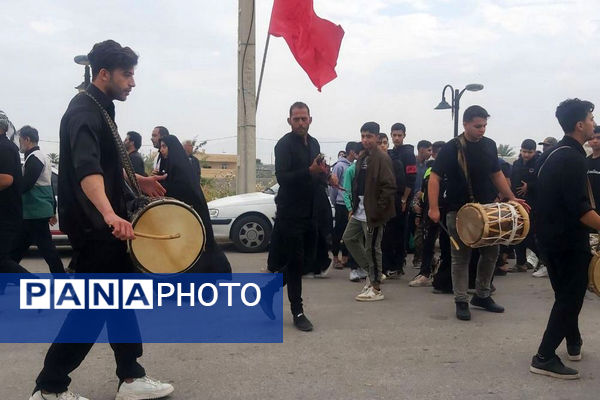 وداع و تشییع شهید گمنام در روستای شهنیا بردخون