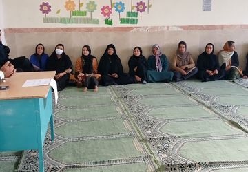 مراسم انجمن اولیا و مربیان در مدرسه شهید ابوالفضل شمس برگزار شد