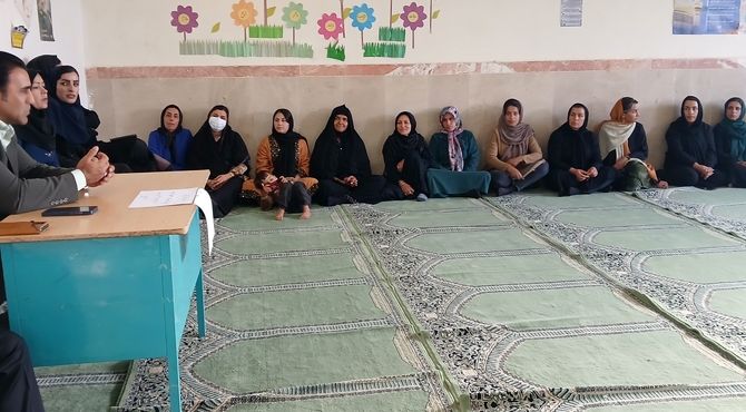 مراسم انجمن اولیا و مربیان در مدرسه شهید ابوالفضل شمس برگزار شد