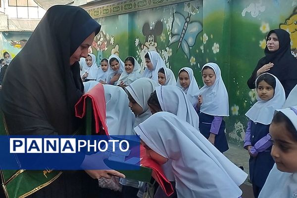 پیوند دل‌های دانش‌آموزان شهرقدس در سوگ حضرت زهرا(س)