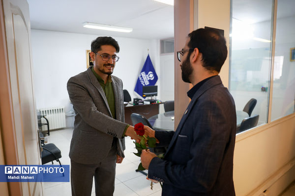 بازدید رئیس باشگاه دانش پژوهان جوان از خبرگزاری پانا