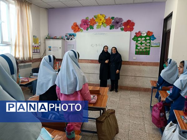 بازدید و ارزیابی مسئولان آموزش پرورش از دبستان زنده  یاد امینی پور