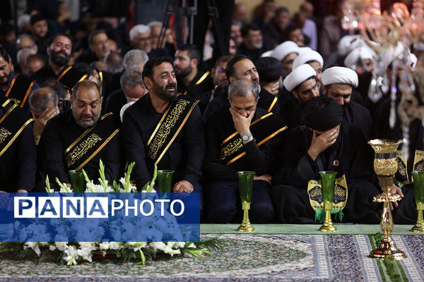 آیین شمعدان‌گردانی و خطبه خوانی شام رحلت حضرت معصومه(س)