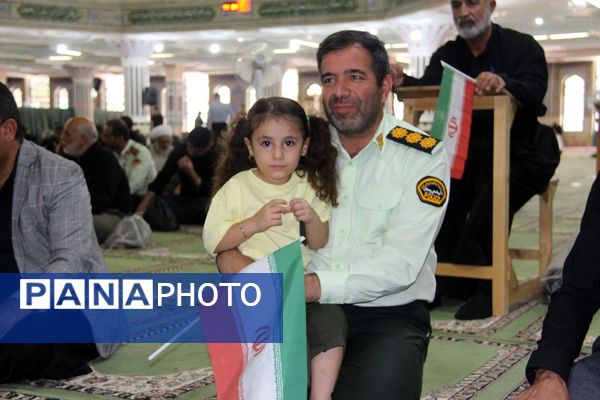 مراسم یادبود شهدای جنگ تحمیلی رژیم صهیونیستی علیه ایران