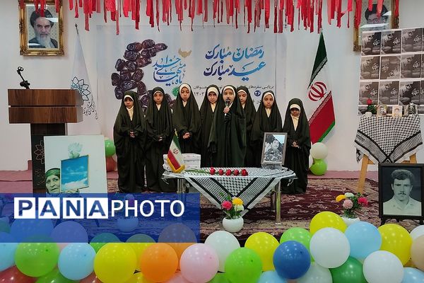 بزرگداشت «مادران چشم به راه»باحضور دانش‌آموزان دبیرستان دخترانه معرفت کهریزک