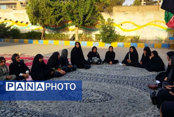 هیئت دانش آموزی دختران حاج قاسم در خلیل آباد