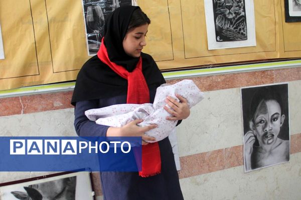 جلوه خلاقیت دانش‌آموزان بنت‌الهدی در هفته «ماها»