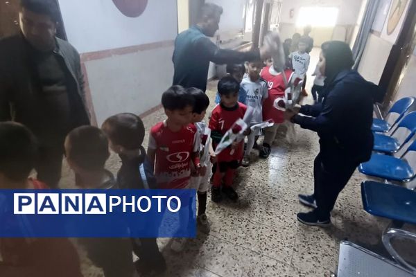 مسابقه ورزشی «روز پدر و پسری» طرح شهید خرازی در دبستان پسرانه علامه طباطبایی پیشوا