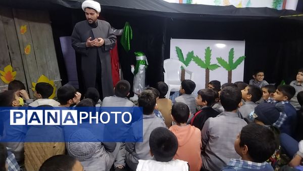 مراسم عزاداری حضرت زهرا (س) در دبستان پسرانه فضیلت 