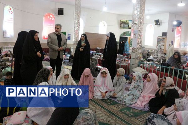  حضور رئیس آموزش‌و‌پرورش فیروزکوه در اعتکاف