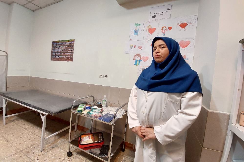 افتتاحیه سفیران سلامت و اتاق بهداشت در دبستان فاطمه بنت اسد مشهد