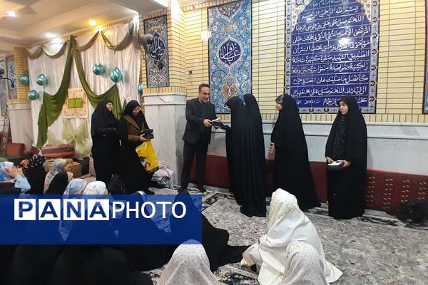 مراسم اختتامیه اعتکاف دانش آموزی در ناحیه دو شهرری 