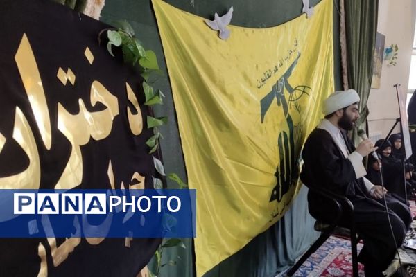 گرامیداشت یاد شهید مبارز سید حسن نصرالله در ناحیه یک مشهد