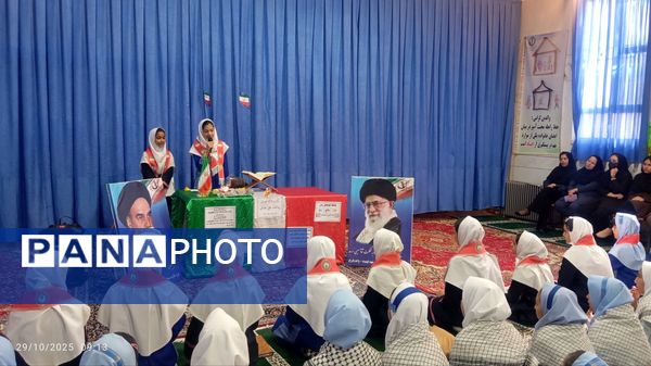 آیین نواختن زنگ پدافند غیرعامل در زاوه