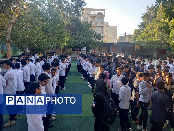 سخنرانی معنوی و مداحی ویژه فاطمیه در مدرسه جاوید