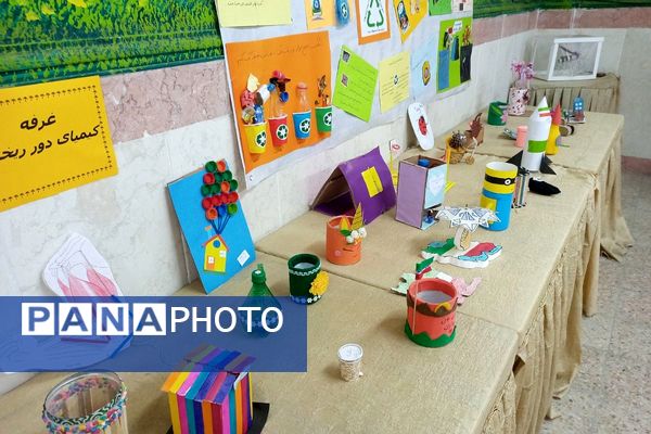 نمایشگاه فرهنگی_هنری و جشن ایرانمون در دبستان شهید آقچه‌لو رباط‌کریم