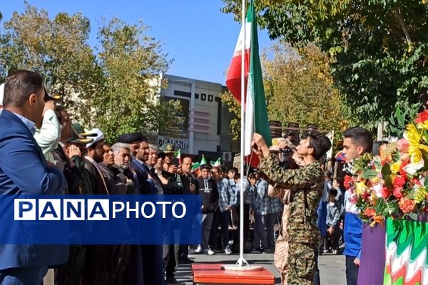 راهپیمایی ۱۳ آبان در شهرستان آباده 