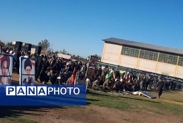 رزمایش اقتدار بسیجیان شهرستان بردسکن 