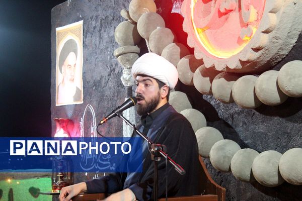 مراسم عزاداری شب چهارم محرم در هیات مکتب‌‌‌الزهرا حاجی‌آباد 
