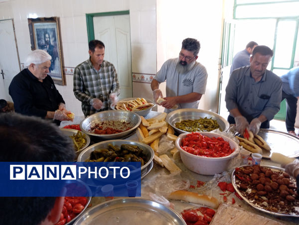 دسته عزاداری شهر جعفریه قم در سالروز شهادت امام جعفر صادق(ع)