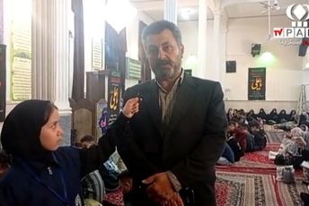 شب قدر در مسجد ابوالفضل شهر تیتکانلو 