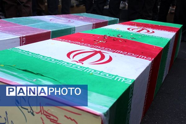 مراسم تشییع پیکر پاک شهدای‌ گمنام در فردیس 