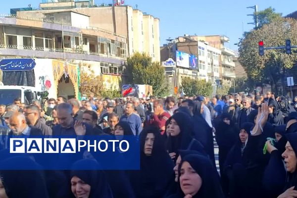 تشییع پیکر پاک شهید گمنام در روز شهادت حضرت زهرا (س)