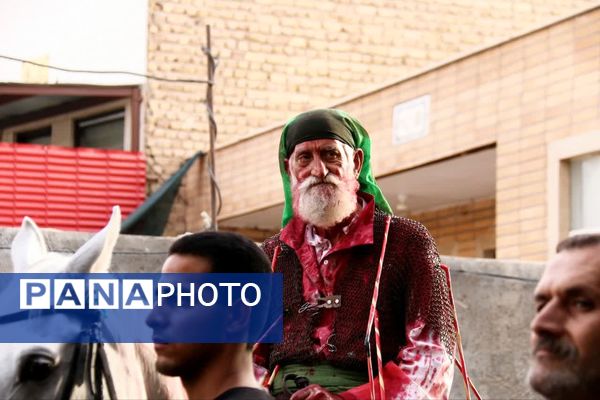 مراسم کاروان روز هشتم هیات حسینی نوش آباد