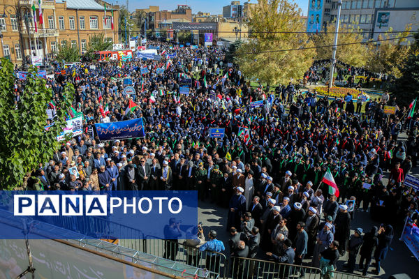 مراسم راهپیمایی ۱۳ آبان در ارومیه