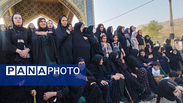 مراسم تاسوعای حسینی در شهرستان مارگون 