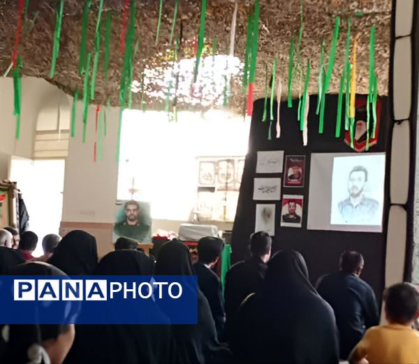 یادواره شهدای جنگ دوازده روزه در ده‌محسن