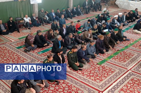 نماز جمعه عبادی سیاسی جمعه درشهربارنیشابور