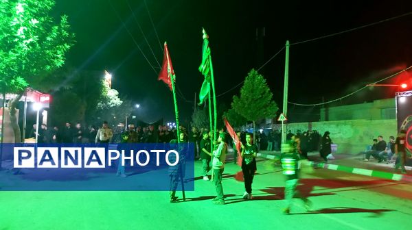 عزاداری مردم شهر تیتکانلو در شب‌های محرم