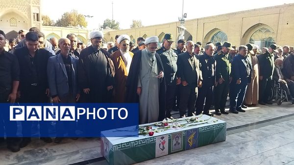 تشییع پیکر جانباز شهید علی فتح آبادی در نیشابور 