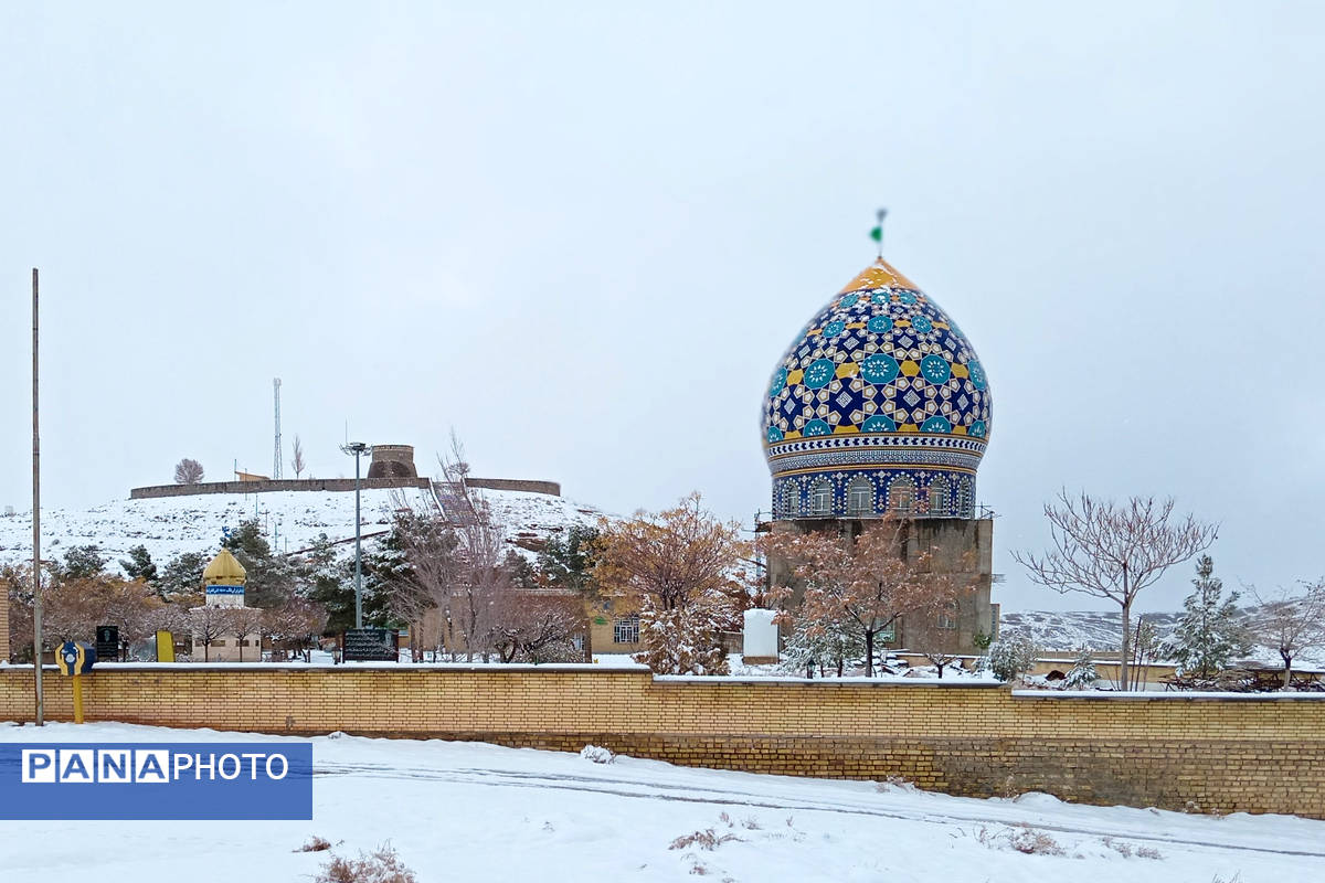 یک روز برفی در روستای بنادکوک‌ دیزه