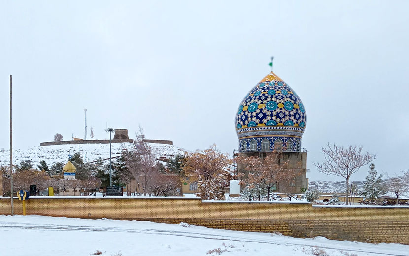 یک روز برفی در روستای بنادکوک‌ دیزه