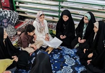 برگزاری مراسم معنوی اعتکاف در مسجد سیدالشهدا شهرستان نورآباد 